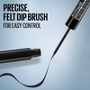 MAYBELLINE Tattoo Studio Dip-Ink Liquid Eyeliner, Waterproof Eyeliner With Up to 24 Hour Wear, Black Track, 1 Count(101 Brown Expression)