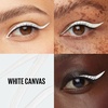 MAYBELLINE Tattoo Studio Dip-Ink Liquid Eyeliner, Waterproof Eyeliner With Up to 24 Hour Wear, Black Track, 1 Count(104 White Canvas)