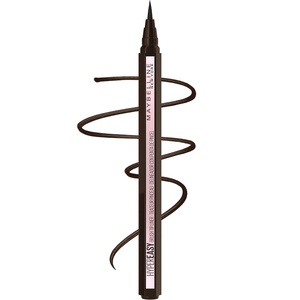 MAYBELLINE New York Hyper Easy Liquid Pen No-Skip Waterproof Eyeliner, Satin Finish, Pitch Brown(PITCH BROWN)