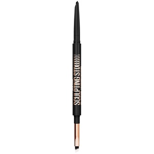 MAYBELLINE Sculpting Stix 2-in-1 Eyeliner, Dual Ended Brown Eye Liner With Up to 24HR Wear, Smudge and Sweat-Resistant Eye Makeup Formula, Mocha Contour, 1 Count(BLACK BLUR)
