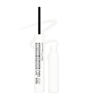MAYBELLINE Tattoo Studio Dip-Ink Liquid Eyeliner, Waterproof Eyeliner With Up to 24 Hour Wear, Black Track, 1 Count(104 White Canvas)