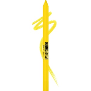 MAYBELLINE Tattoo Studio Sharpenable Eyeliner Pencil, 36 Hour Wear, Waterproof, Navy Bling, 1 Count(Citrus Charge)