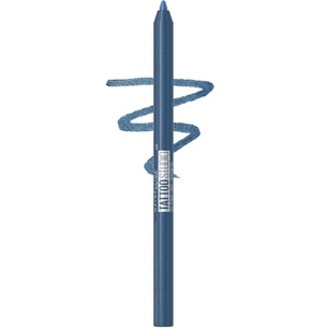 MAYBELLINE Tattoo Studio Sharpenable Eyeliner Pencil, 36 Hour Wear, Waterproof, Navy Bling, 1 Count(Navy Bling)