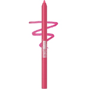 MAYBELLINE Tattoo Studio Sharpenable Eyeliner Pencil, 36 Hour Wear, Waterproof, Navy Bling, 1 Count(Punchy Pink)