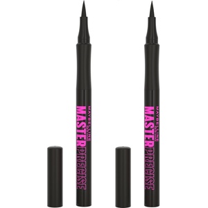 Maybelline Eyestudio Master Precise All Day Waterproof Liquid Eyeliner Makeup, Black, 1 Count (Packaging May Vary)(BLACK)
