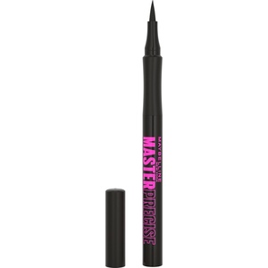Maybelline Eyestudio Master Precise All Day Waterproof Liquid Eyeliner Makeup, Black, 1 Count (Packaging May Vary)(SATIN BLACK)