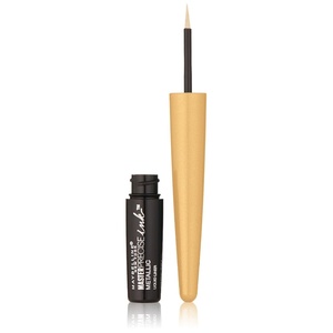 Maybelline New York Master Precise Ink Metallic Liquid Liner, Black Comet, 0.06 Fluid Ounce(Solar Gold)