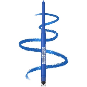 Maybelline Tattoo Studio Automatic Gel Pencil Waterproof Eyeliner, Blendable, Smudge Resistant, Matte Eyeliner For Up To 36HR Wear, Midnight Mocha (Smokey Gray), Packaging May Vary(Sleepless Sapphire)