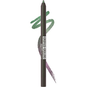 Maybelline Tattoo Studio Sharpenable Gel Pencil Waterproof Eyeliner, Long-Lasting Eyeliner With Smooth Gel Pigments For Up To 36HR Wear, Biscotti Cream, 1 Count(823 AURORA FLIP)