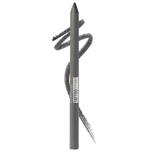 Maybelline Tattoo Studio Sharpenable Gel Pencil Waterproof Eyeliner, Long-Lasting Eyeliner With Smooth Gel Pigments For Up To 36HR Wear, Biscotti Cream, 1 Count(901 INTENSE CHARCOAL)
