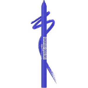 Maybelline Tattoo Studio Sharpenable Gel Pencil Waterproof Eyeliner, Long-Lasting Eyeliner With Smooth Gel Pigments For Up To 36HR Wear, Biscotti Cream, 1 Count(819 GALACTIC COBALT)