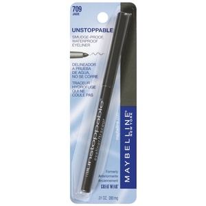 Maybelline Unstoppable Waterproof Mechanical Black Eyeliner Pencil, Easy to Apply, Smooth Glide, Up to 24 Hour Wear, Onyx(JADE)