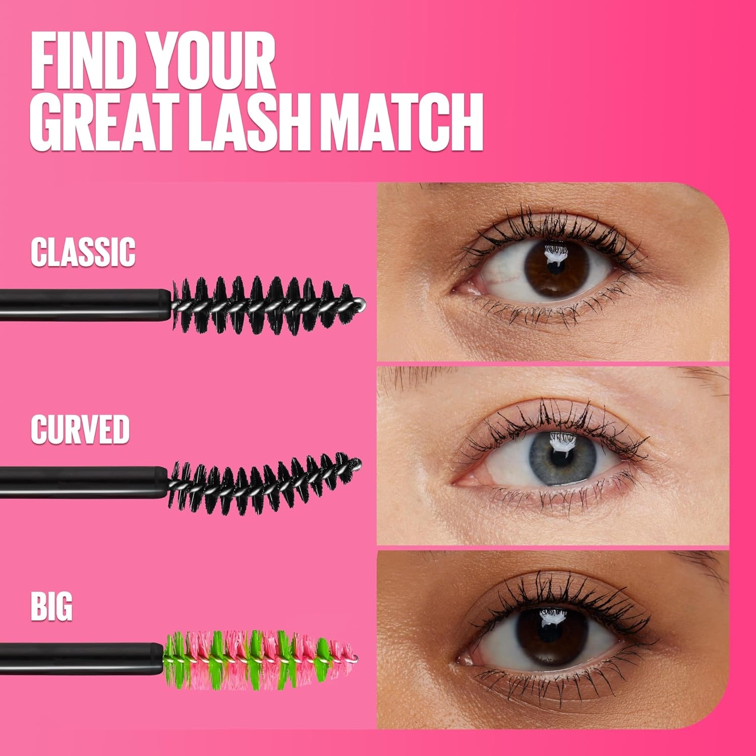 image:imageMaybelline Great Lash Washable Mascara Makeup Volumizing LashDoubling Formula That Conditions As It Thickens Blackest Black 1 CountBLACKEST BLACK