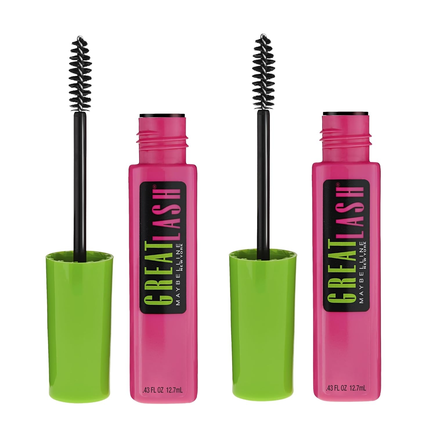 image:imageMaybelline Great Lash Washable Mascara Makeup Volumizing LashDoubling Formula That Conditions As It Thickens Blackest Black 1 CountVery Black
