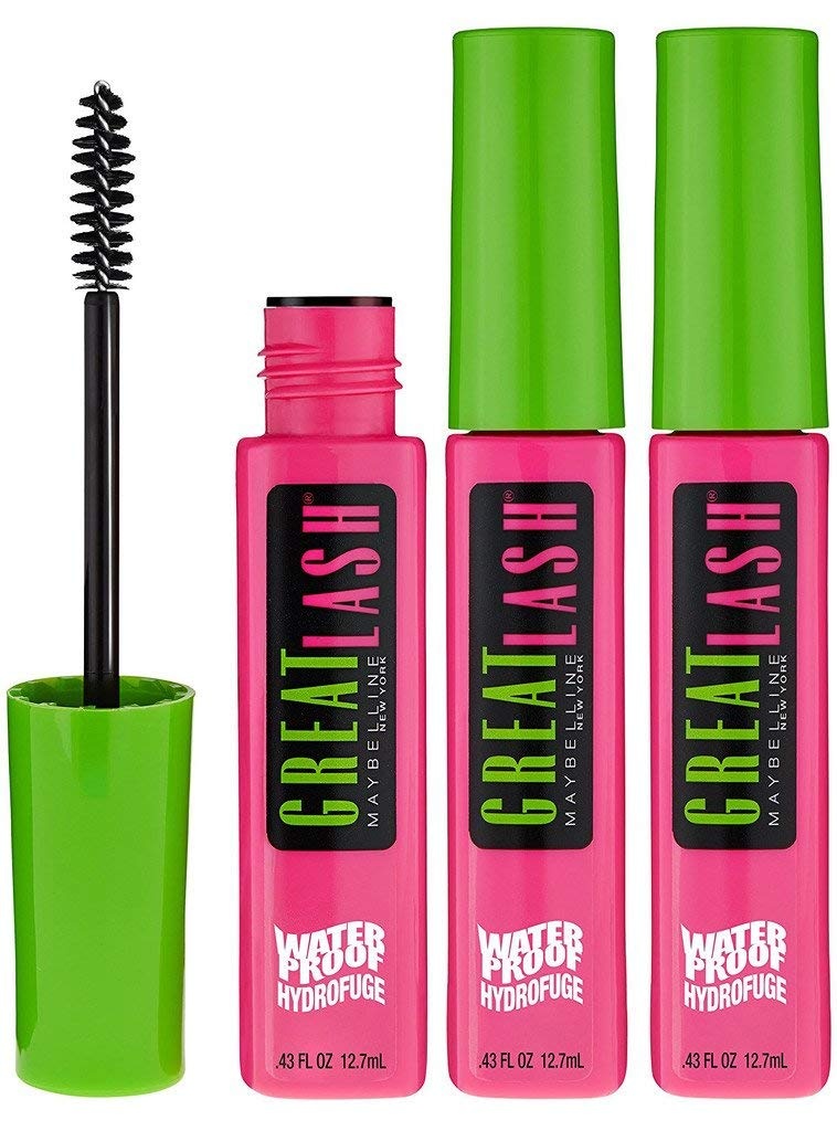 image:imageMaybelline Great Lash Waterproof Mascara Volumizing Lengthening and LashDoubling Formula for Thicker Lashes Very Black 1 CountVery Black