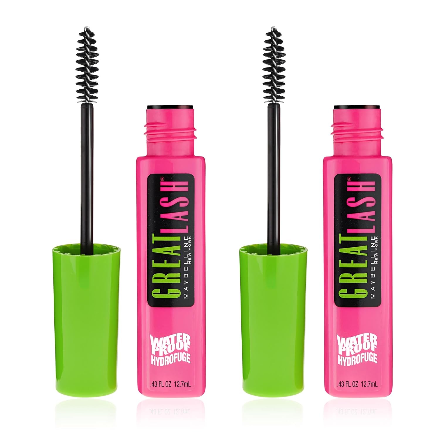 image:imageMaybelline Great Lash Waterproof Mascara Volumizing Lengthening and LashDoubling Formula for Thicker Lashes Very Black 1 CountVery Black