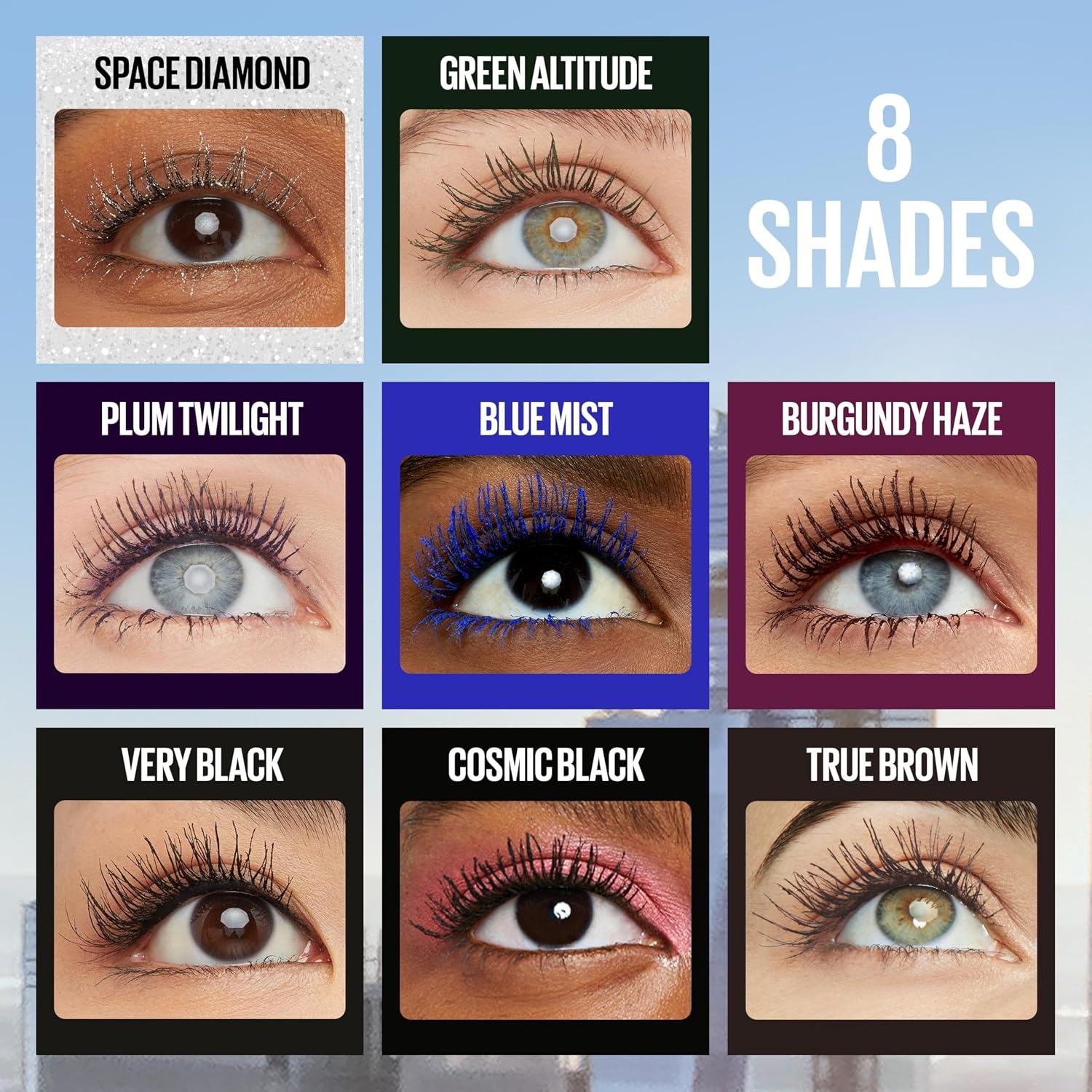 image:imageMaybelline Lash Sensational Sky High Mascara Volumizing Burgundy HazeBLUE MIST