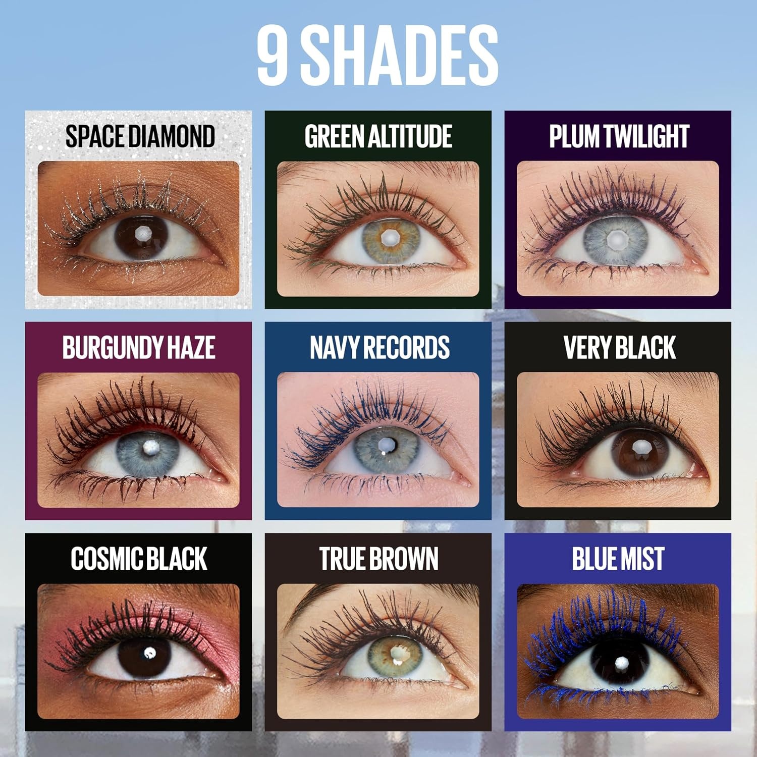 image:imageMaybelline Lash Sensational Sky High Mascara Volumizing Burgundy HazeNavy Records