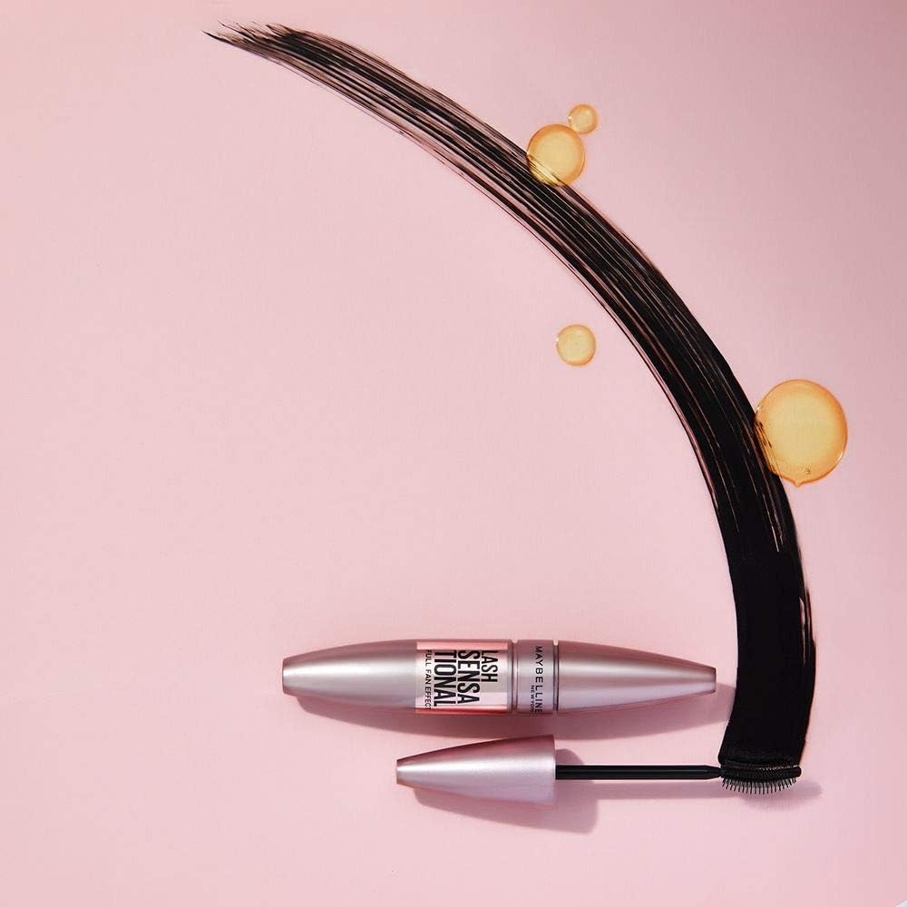image:imageMaybelline Lash Sensational Washable Mascara Lengthening and Volumizing for a Full Fan Effect Blackest Black 1 CountVERY BLACK