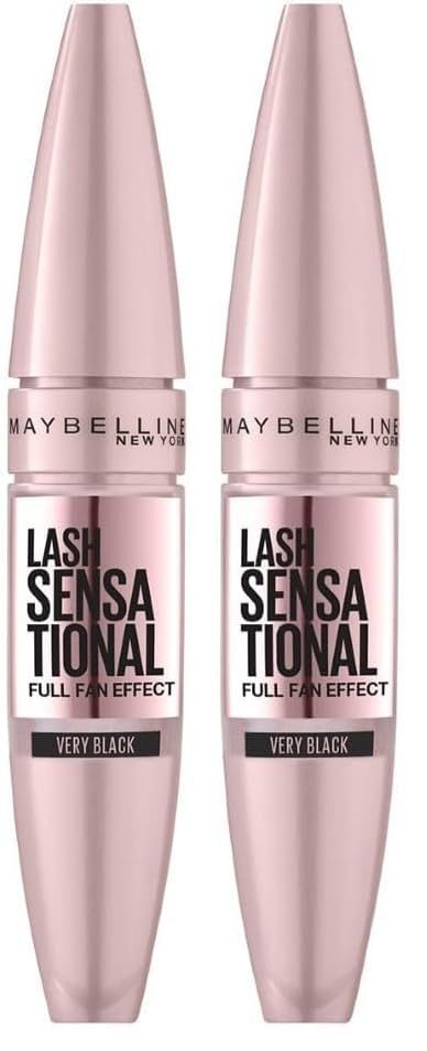 image:imageMaybelline Lash Sensational Washable Mascara Lengthening and Volumizing for a Full Fan Effect Blackest Black 1 CountVERY BLACK