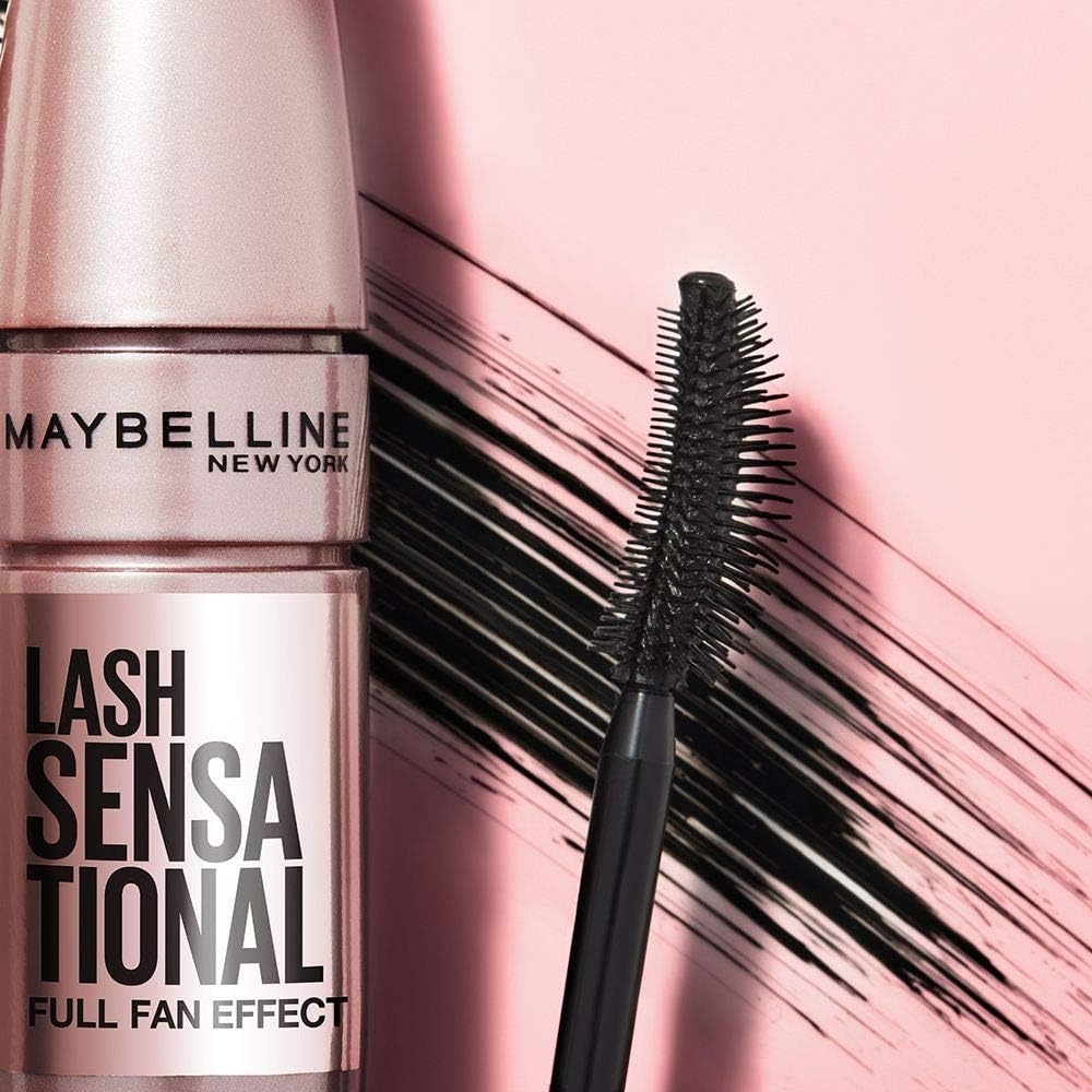 image:imageMaybelline Lash Sensational Washable Mascara Lengthening and Volumizing for a Full Fan Effect Blackest Black 1 CountVERY BLACK