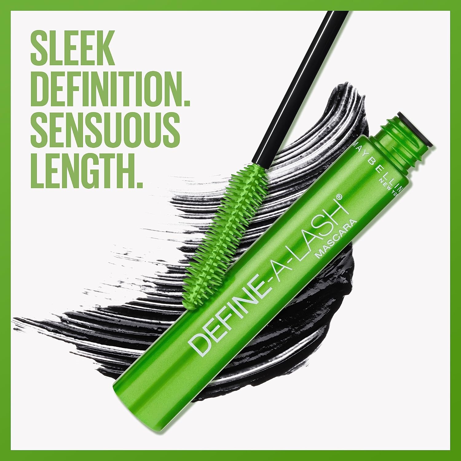 image:imageMaybelline New York DefineALash Lengthening Washable Mascara Very Black For Washable Definition and Shape in Longerlooking Lashes 022 Fluid OunceMuy negro