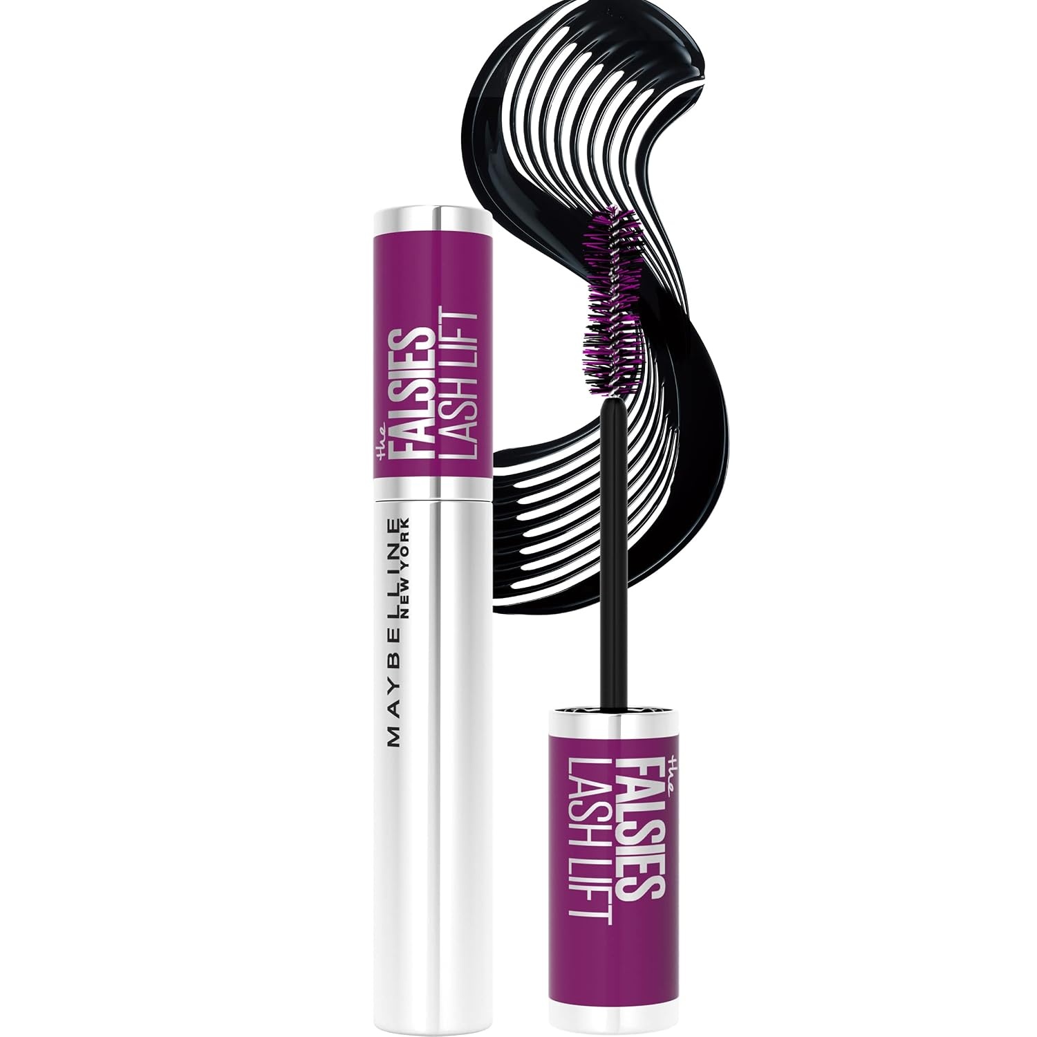 image:imageMaybelline The Falsies Lash Lift Waterproof Mascara Volumizing Lengthening Lifting Curling Multiplying Eye Makeup Brownish Black 1 CountVERY BLACK