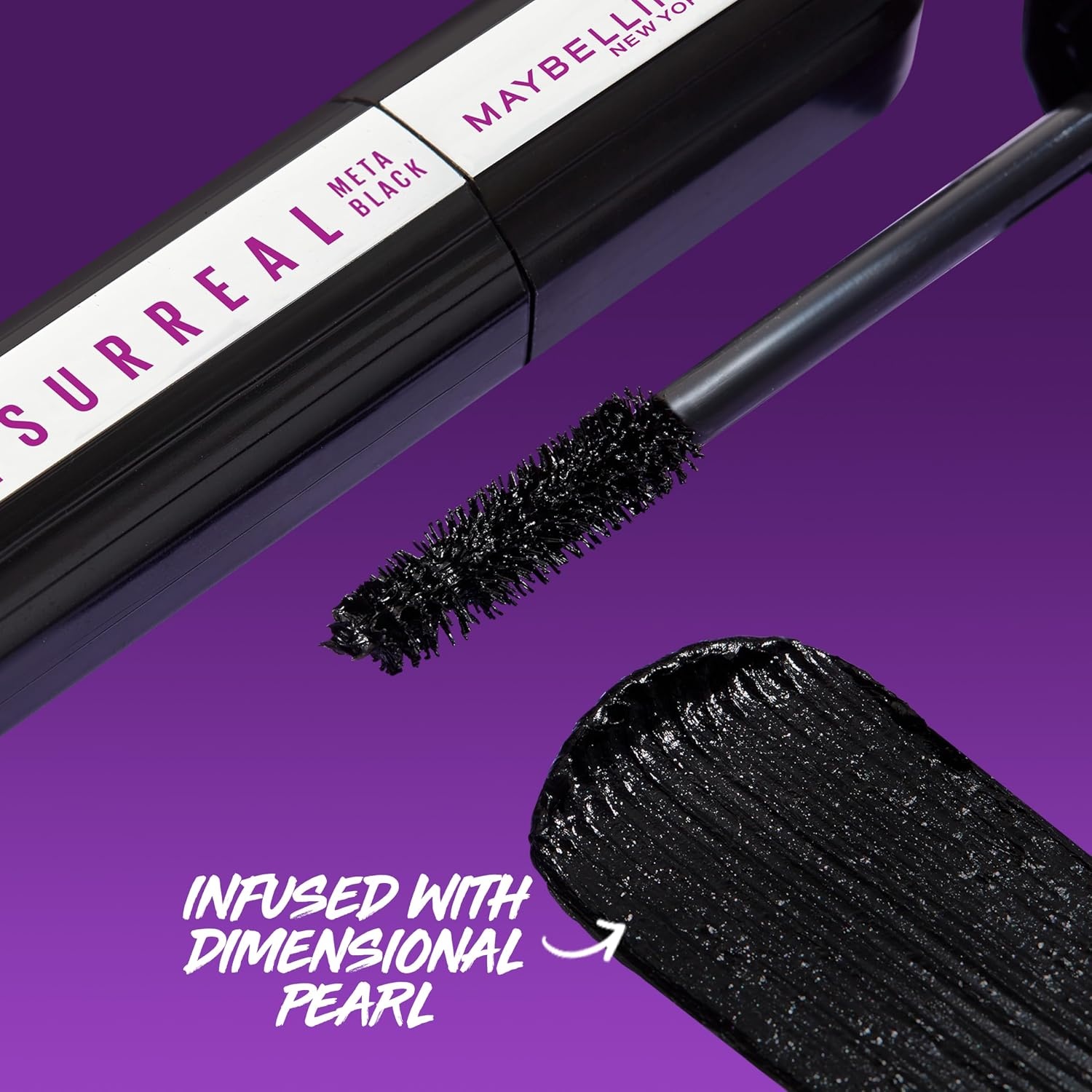 image:imageMaybelline The Falsies Surreal Extensions Washable Mascara Volumizing Lengthening Mascara Make Up Meta Black 1 CountMETA BLACK