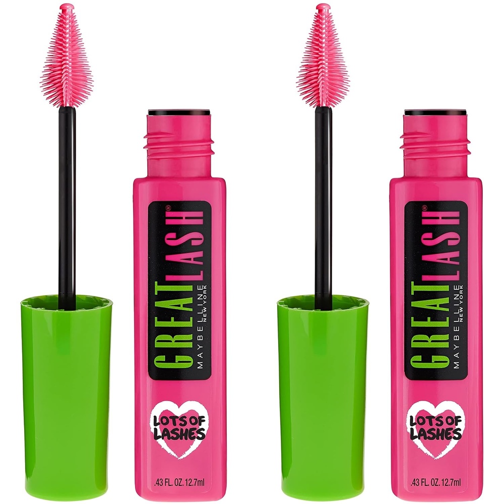 image:imageMaybelline Great Lash Lots Of Lashes Washable Mascara Volumizing Thickening and Curling Mascara Very Black 1 CountBlackest Black