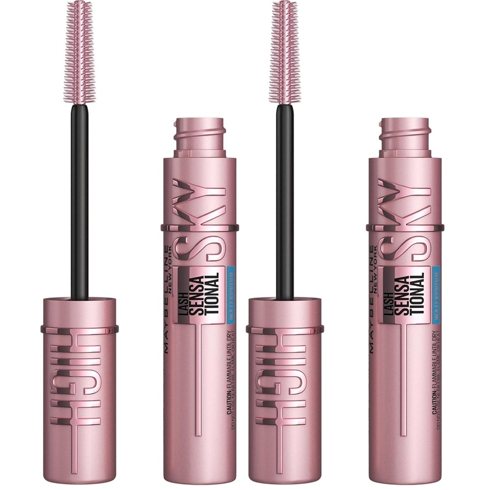 image:imageMaybelline Lash Sensational Sky High Mascara Volumizing Burgundy HazeMuy negro