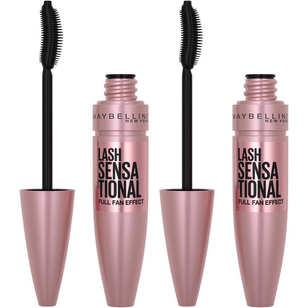 image:imageMaybelline Lash Sensational Washable Mascara Lengthening and Volumizing for a Full Fan Effect Blackest Black 1 CountBlackest Black