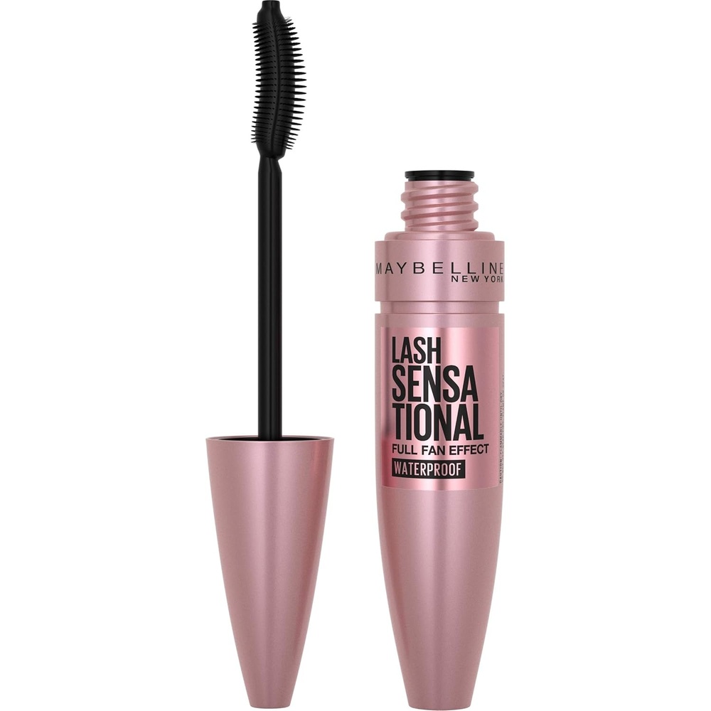image:imageMaybelline Lash Sensational Waterproof Mascara Lengthening and Volumizing for a Full Fan Effect Brownish Black 1 CountBROWNISH BLACK