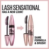 Maybelline Lash Sensational Waterproof Mascara, Lengthening and Volumizing for a Full Fan Effect, Brownish Black, 1 Count(BROWNISH BLACK)