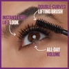 Maybelline The Falsies Lash Lift Washable Mascara Volumizing, Lengthening, Lifting, Curling, Multiplying, Eye Makeup, Blackest Black, 1 Count(ULTRA BLACK)