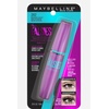 Maybelline Volum’ Express Falsies Volumizing, Washable Mascara, Blackest Black, 1 Count(BROWNISH BLACK)