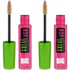 Maybelline Great Lash Washable Mascara Makeup, Volumizing Lash-Doubling Formula That Conditions As It Thickens, Blackest Black, 1 Count(Brownish Black)
