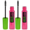 Maybelline Great Lash Washable Mascara Makeup, Volumizing Lash-Doubling Formula That Conditions As It Thickens, Blackest Black, 1 Count(Washable Brownish Black)