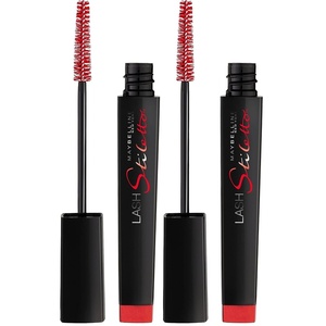 Maybelline Lash Stiletto Ultimate Length Washable Mascara, Very Black, 1 Count(0.22 Fl Oz (Pack of 2))