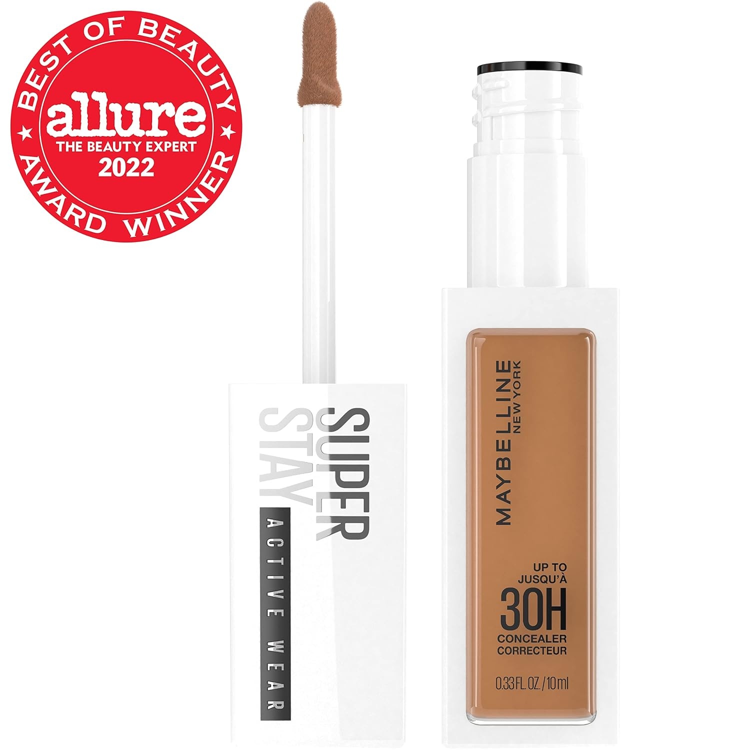 image:imageMaybelline Super Stay Liquid Concealer Makeup Full Coverage Concealer Up to 30 Hour Wear Transfer Resistant Natural Matte Finish Oilfree Available in 16 Shades 15 1 CountSS CONCEALER 45