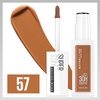 Maybelline Super Stay Liquid Concealer Makeup, Full Coverage Concealer, Up to 30 Hour Wear, Transfer Resistant, Natural Matte Finish, Oil-free, Available in 16 Shades, 15, 1 Count(SS CONCEALER 57)