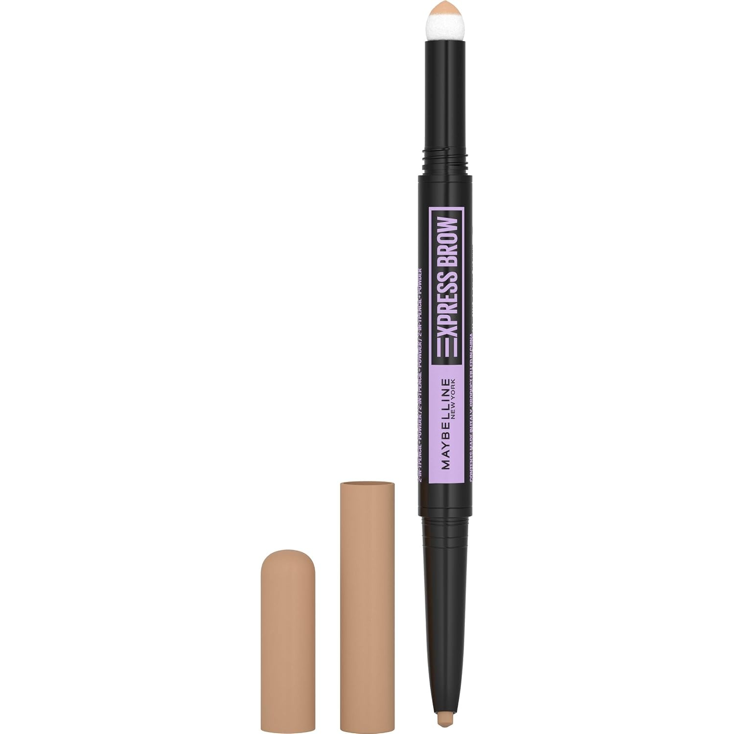 image:imageMaybelline Express Brow 2In1 Pencil and Powder Eyebrow Makeup Deep Brown 1 Count248 Light Blonde