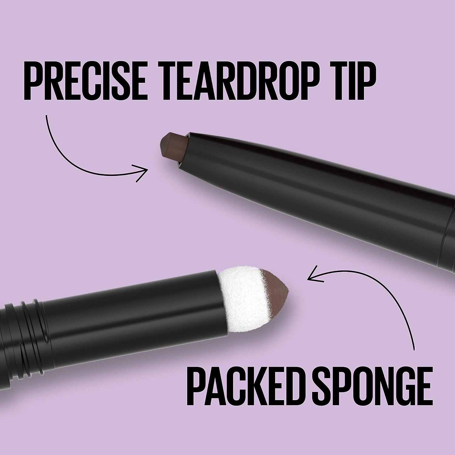 image:imageMaybelline Express Brow 2In1 Pencil and Powder Eyebrow Makeup Deep Brown 1 Count250 Blonde