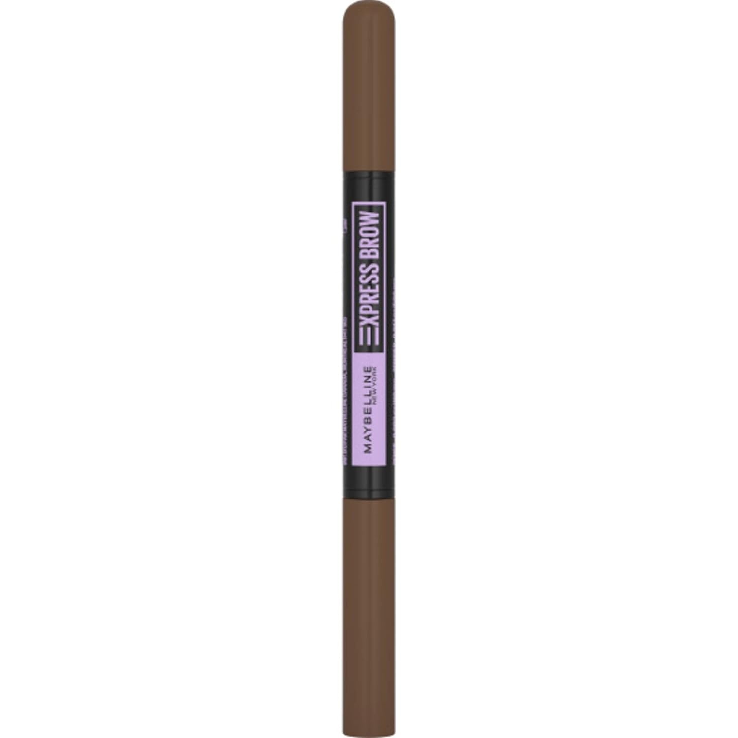 image:imageMaybelline Express Brow 2In1 Pencil and Powder Eyebrow Makeup Deep Brown 1 Count257 Medium Brown