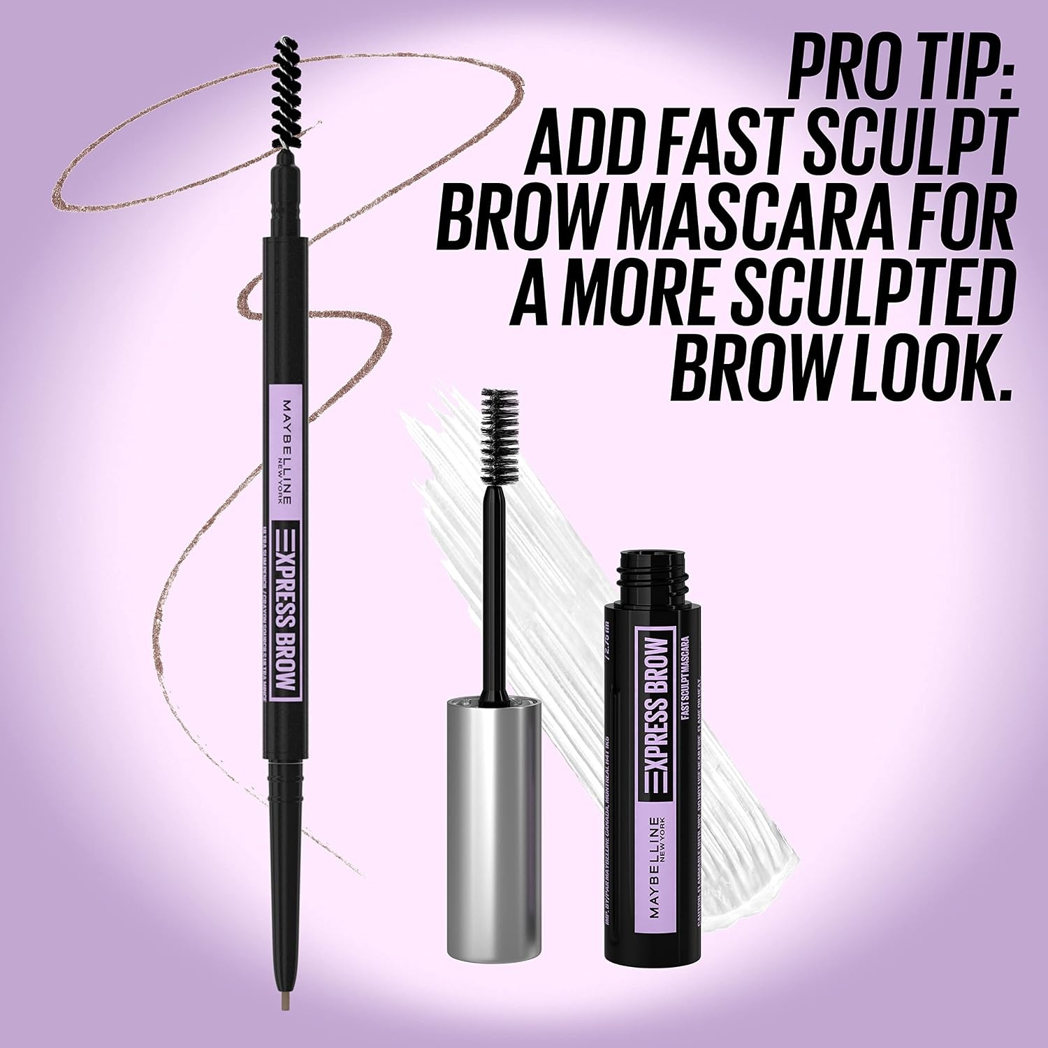 image:imageMaybelline Express Brow 2In1 Pencil and Powder Eyebrow Makeup Deep Brown 1 CountLight Blonde