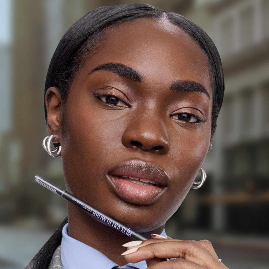image:imageMaybelline Express Brow Ultra Slim Eyebrow Makeup Brow Pencil with Precision Tip and Spoolie for Defined Eyebrows Soft Brown 255 1 Count255 SOFT BROWN