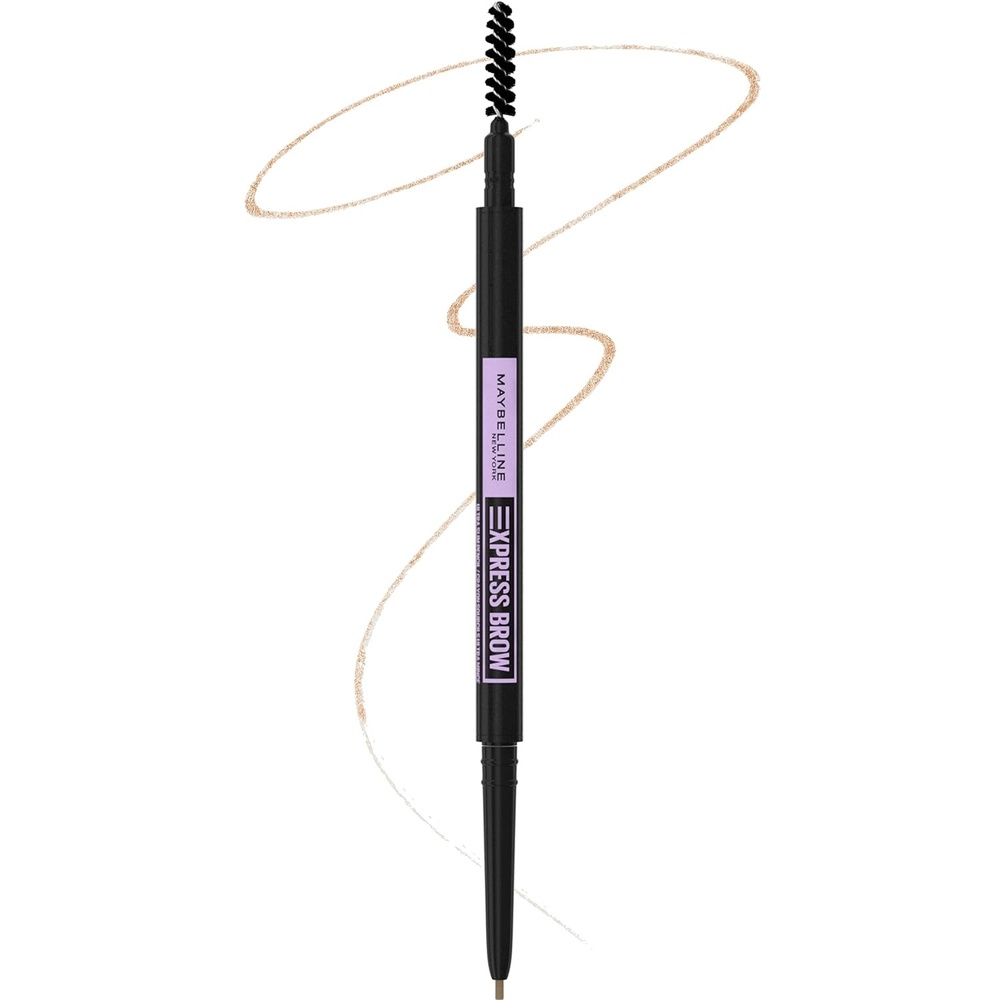 image:imageMaybelline Express Brow 2In1 Pencil and Powder Eyebrow Makeup Deep Brown 1 CountLight Blonde