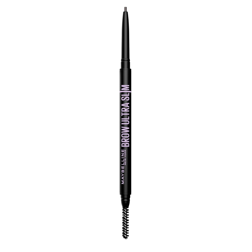 image:imageMaybelline Express Brow Ultra Slim Eyebrow Makeup Brow Pencil with Precision Tip and Spoolie for Defined Eyebrows Soft Brown 255 1 Count262 BLACK BROWN