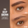 Maybelline Brow Inserts Eyebrow Pen, Micro Needle Shaped 2-In-1 Dual-Ended Brow Makeup Pen and Gel, Water-Resistant, Smudge Proof for Up to 36-HR Wear, Medium Brown(Deep Brown)