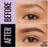 Maybelline Express Brow 2-In-1 Pencil and Powder Eyebrow Makeup, Deep Brown, 1 Count(255 Soft Brown)