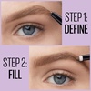 Maybelline Express Brow 2-In-1 Pencil and Powder Eyebrow Makeup, Deep Brown, 1 Count(257 Medium Brown)